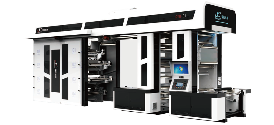 8 Colours High Speed Semi-servo CI Flexo Printing Machine(10-300M/MIN)