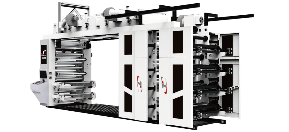 8 COLORS STACK TYPE FLEXO PRINTING MACHINE (SERVO TYPE)