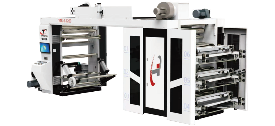6 Colours High Speed Stack Type Flexo Printing Machine